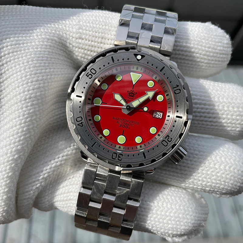 Steeldive SD1986 Full Steel Tuna Diver Watch - Image 11