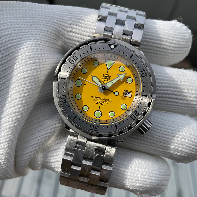 Steeldive SD1986 Full Steel Tuna Diver Watch - Image 14