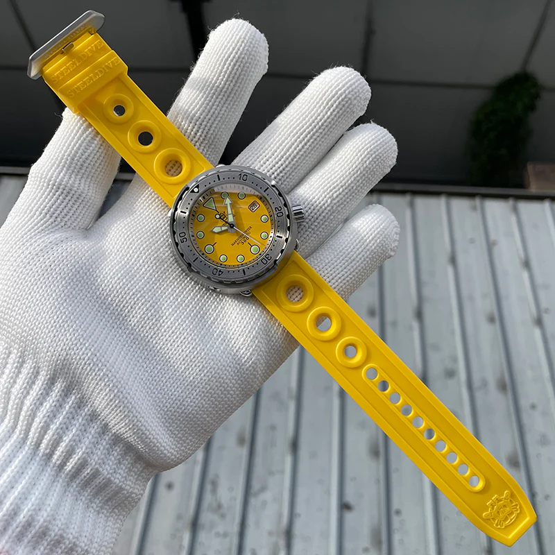 Steeldive SD1986 Full Steel Tuna Diver Watch - Image 16
