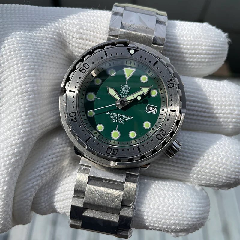 Steeldive SD1986 Full Steel Tuna Diver Watch - Image 23
