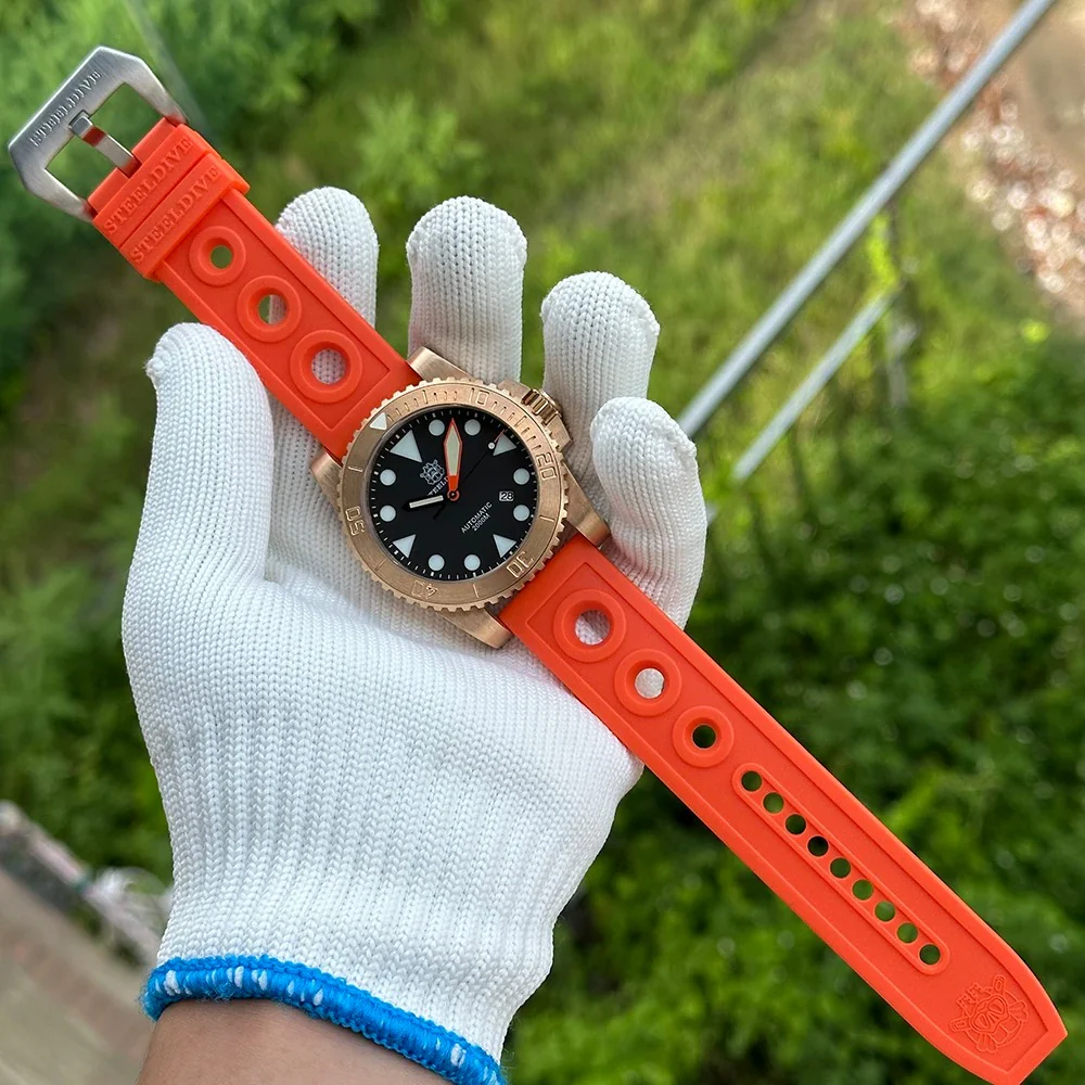 Steeldive SD1987S Bronze Big Sub Men Dive Watch - Image 10