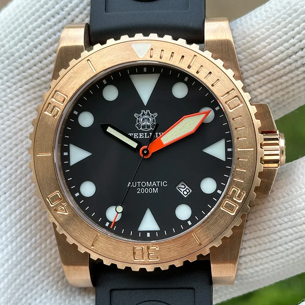 Steeldive SD1987S Bronze Big Sub Men Dive Watch - Image 19