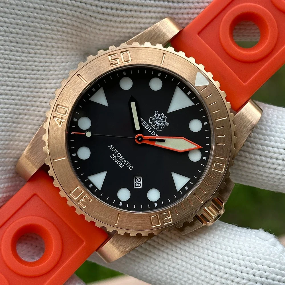 Steeldive SD1987S Bronze Big Sub Men Dive Watch - Image 3