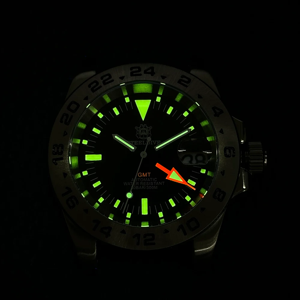 Steeldive SD1992V Vintage NH34 GMT Automatic Watch - Image 10