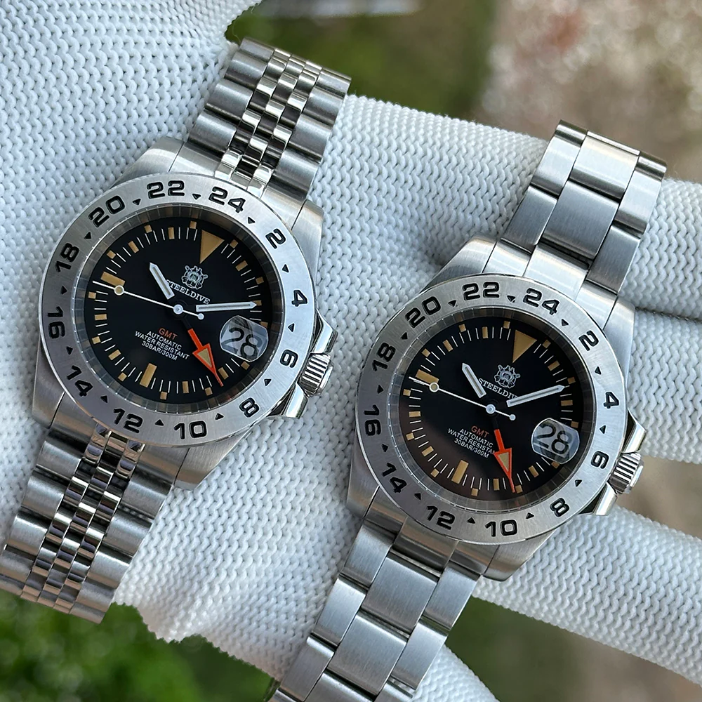 Steeldive SD1992V Vintage NH34 GMT Automatic Watch - Image 5