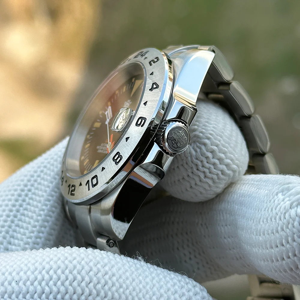 Steeldive SD1992V Vintage NH34 GMT Automatic Watch - Image 6