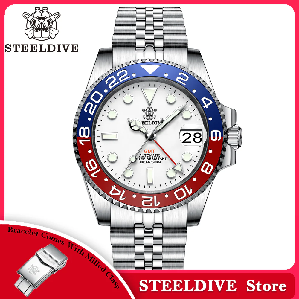 Steeldive SD1993 NH34 GMT Automatic Watch V2 - Image 3