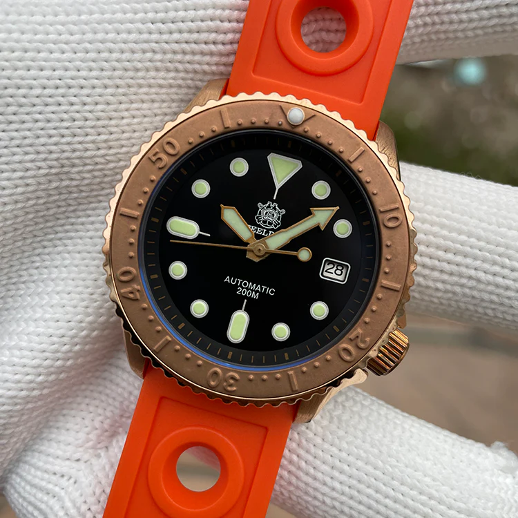 Steeldive SD1973S SKX007 Bronze Dive Watch - Image 11