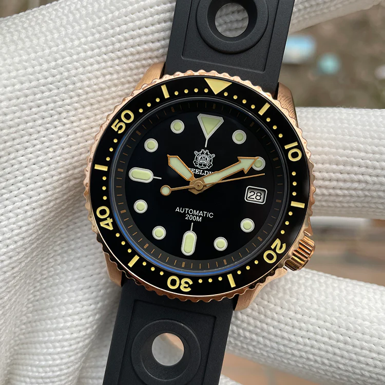 Steeldive SD1973S SKX007 Bronze Dive Watch - Image 15