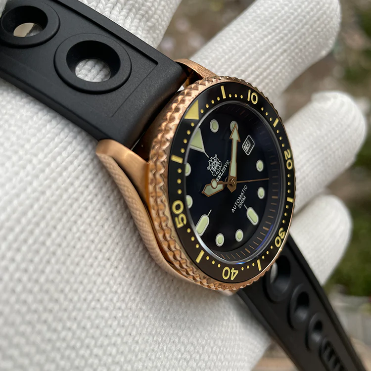 Steeldive SD1973S SKX007 Bronze Dive Watch - Image 16