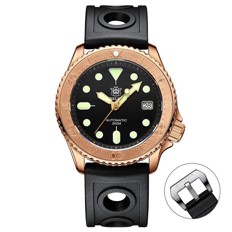 Steeldive SD1973S SKX007 Bronze Dive Watch - Image 8