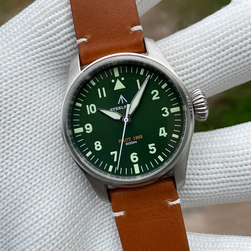 Steelflier 39mm VH31 Quartz Pilot Watch SF740 - Image 13