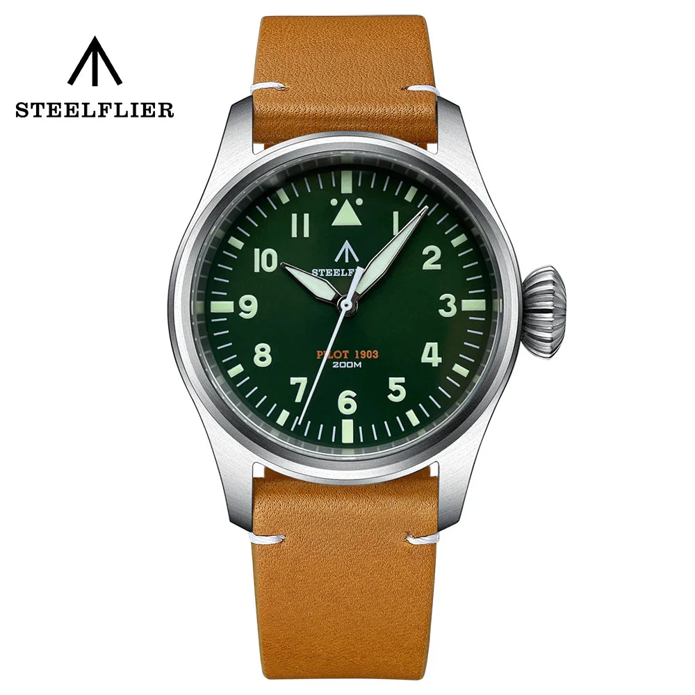 Steelflier 39mm VH31 Quartz Pilot Watch SF740 - Image 24