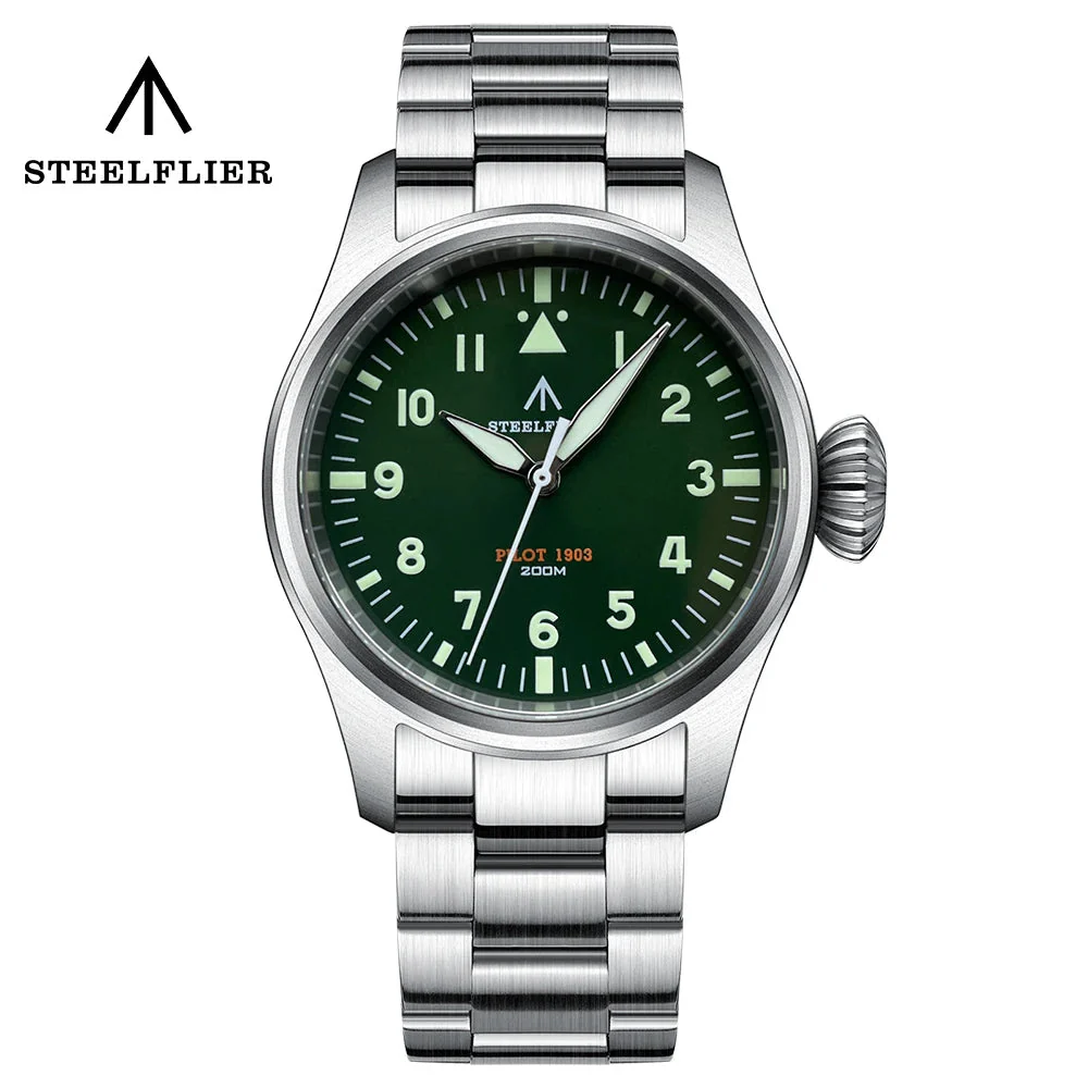 Steelflier 39mm VH31 Quartz Pilot Watch SF740 - Image 28