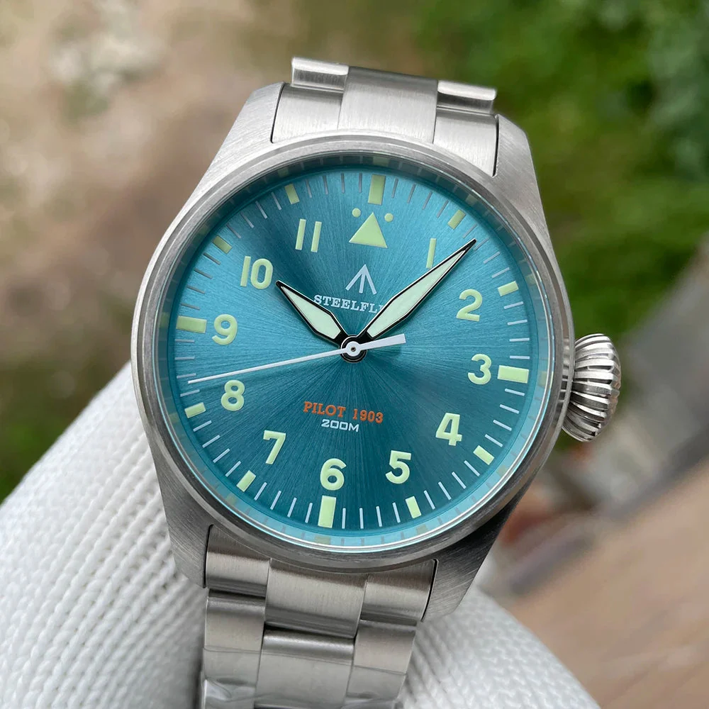 Steelflier 39mm VH31 Quartz Pilot Watch SF740 - Image 6