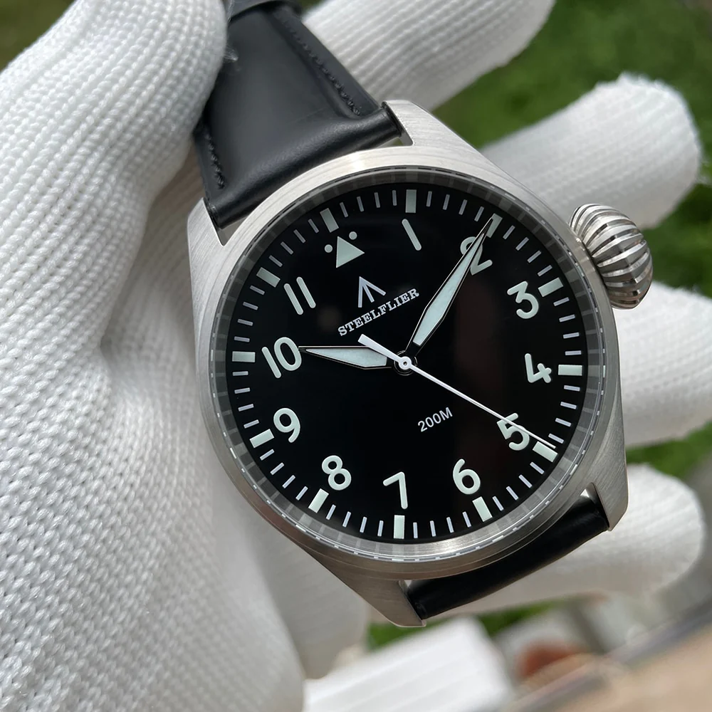 Steeldive SF743 43mm Big Pilot Quartz Watch - Image 7