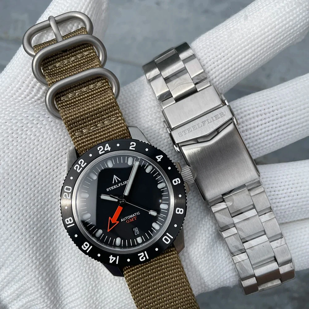 ★Hot Deals★Steelflier SF793 41mm NH34 GMT Watch - Image 11