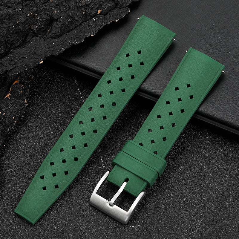 Premium-Grade Tropical FKM Rubber Watch Strap - Image 12
