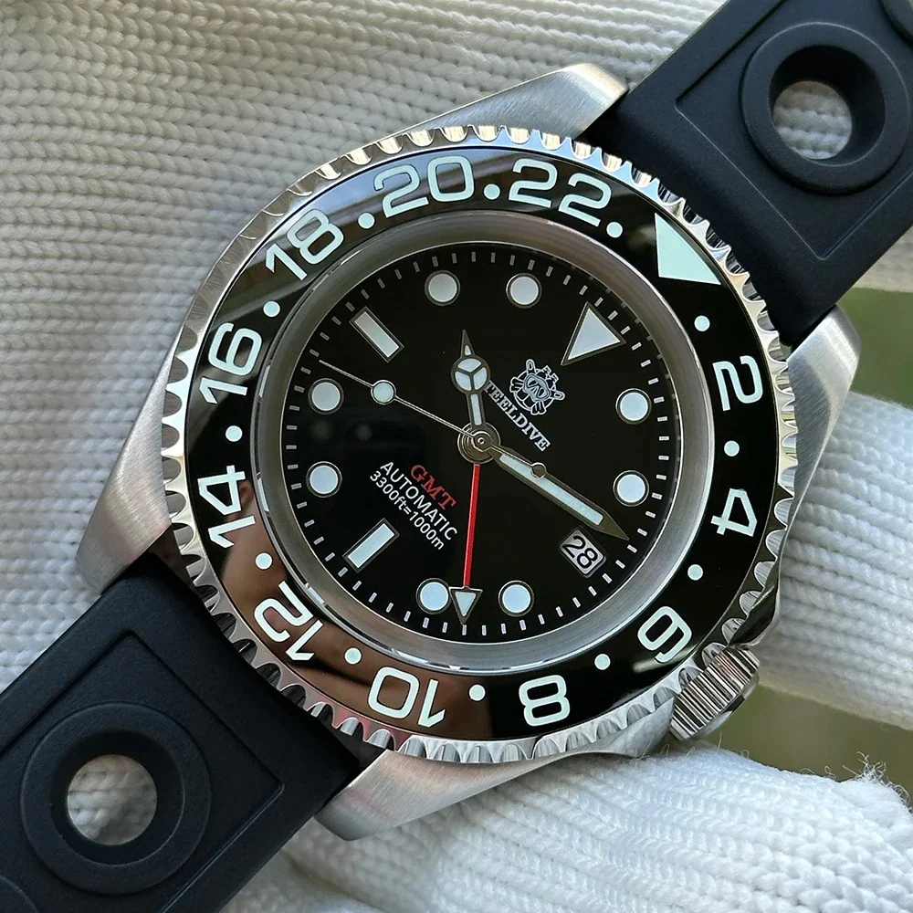 Steeldive SD1964 45mm NH34 GMT Diver Watch - Image 7